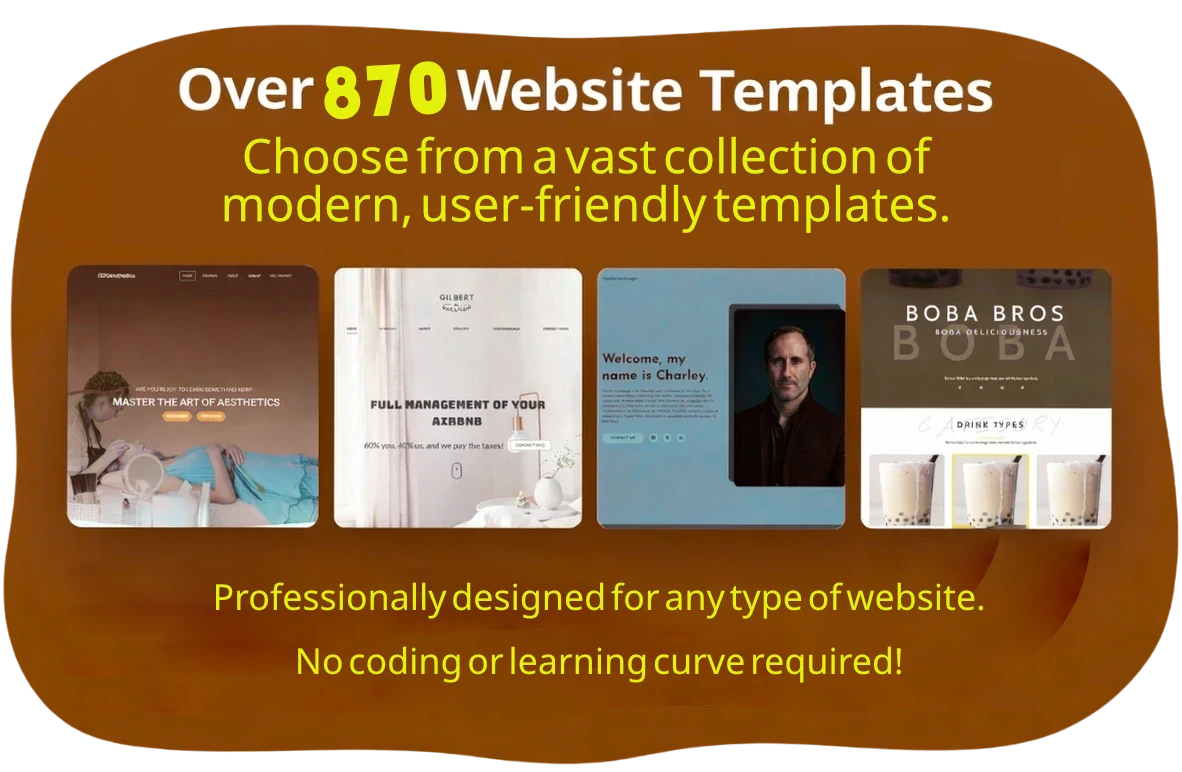 SitePad template examples