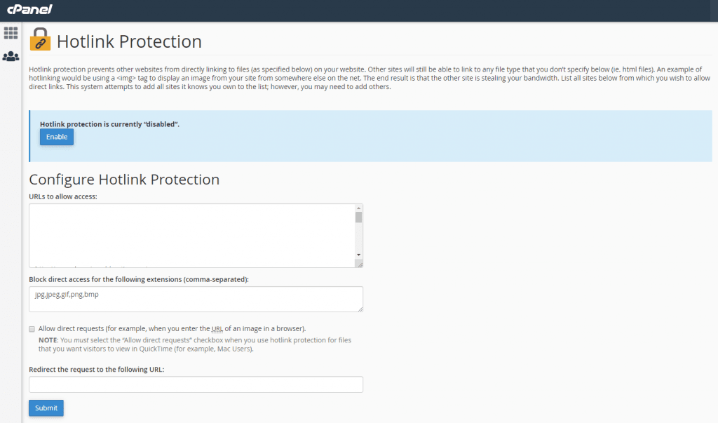 hot link protection