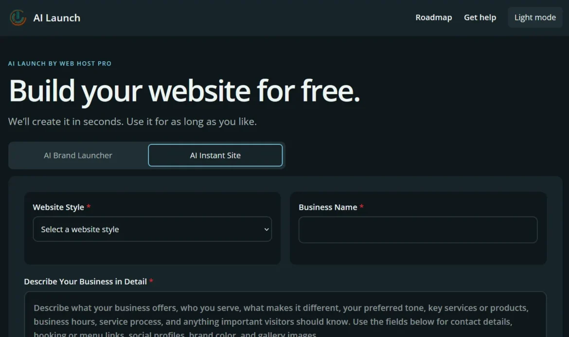 AI Website Builder