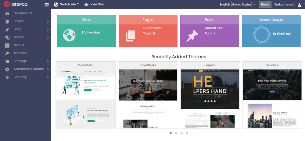 sitepad contact form